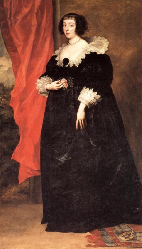 Anthony Van Dyck Portrait of Marguerite of Lorraine,Duchess of Orleans oil painting image